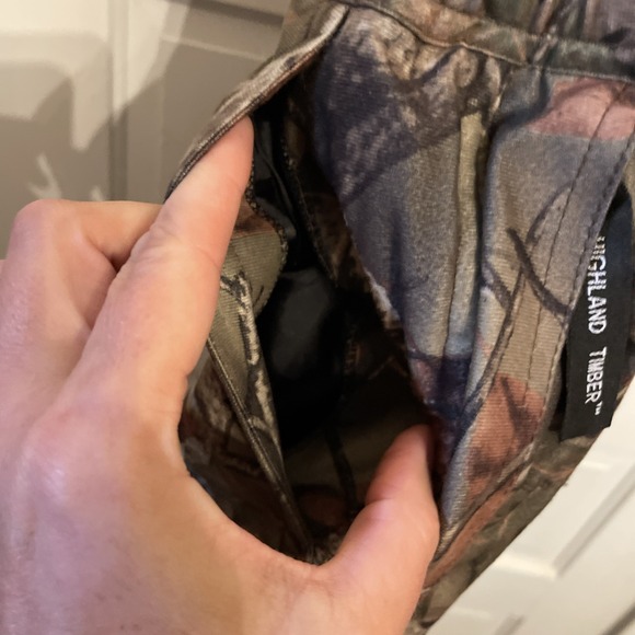 Trail Crest Soft Oak Camo Highland Timber 2 Piece Kid Quiet Hunting Gear Bibs - Picture 11 of 16